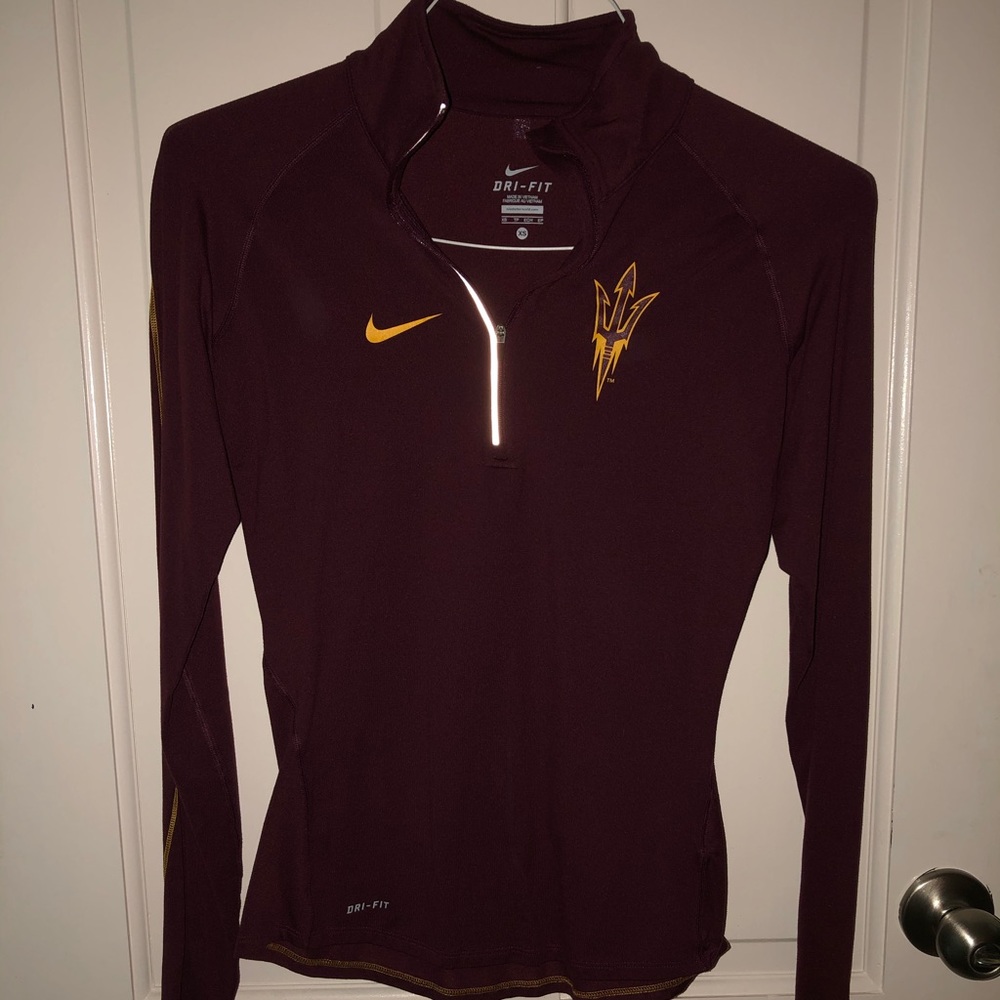 ASU Nike Dri-fit Quarter Zip
